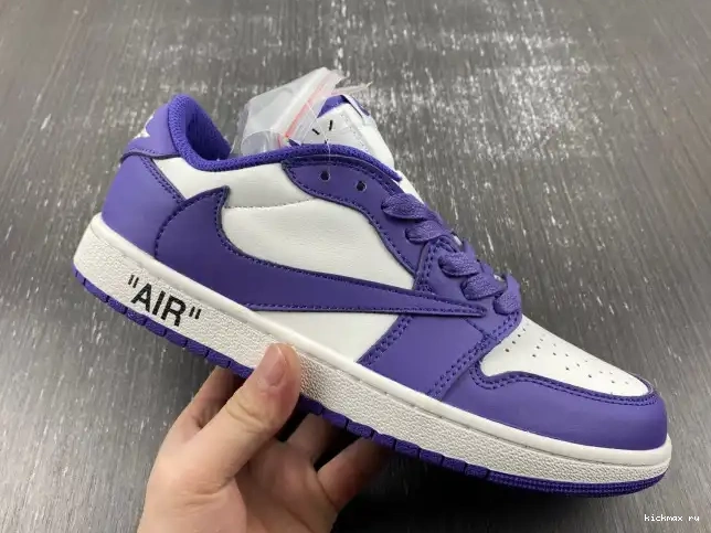 Rep MAX AIR X X 1 TRAVIS JORDAN SCOTT DM7890-386 CUSTOM OFF-WHITE 0511